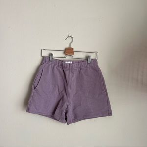 Mate the Label Purple Sweatshorts